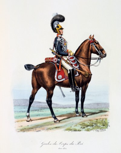 Kuninkaan henkivartijat, 1820-1830 tekijältä Eugene Titeux