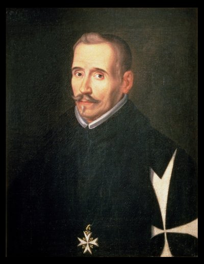 506 131-0795275/1 Lope Felix de Vega Carpion (1562-1635) muotokuva n. 1630 (öljy kankaalle) tekijältä Eugenio (attr. to) Caxes