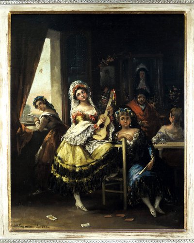 Maja kitaran kanssa tekijältä Eugenio Lucas Velazquez