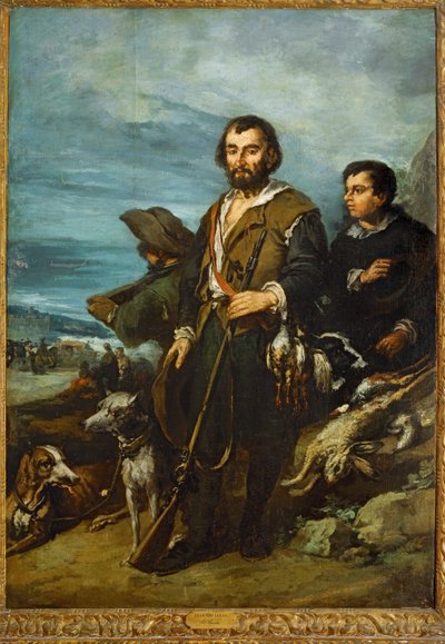 The Hunter (maalaus kankaalle) tekijältä Eugenio Lucas Velazquez