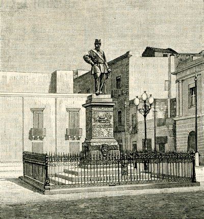 Muistomerkki Vittorio Emanuele II:lle (1820-1878), kirjoittanut Eugenio Maccagnani (1852-1930), Lecce, Apulia, Italia tekijältä Eugenio Maccagnani