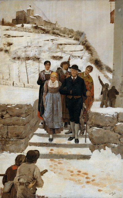 Kultaiset häät Etelä-Tirolissa tekijältä Eugenio Prati
