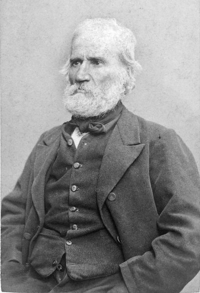 Louis Auguste Blanqui. 1805-1881. Sosialistinen teoreetikko ja poliitikko. Rintakuva. Kaupunkipuku. tekijältä Eugene Appert
