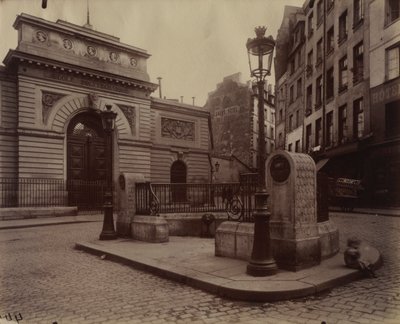 Ecole Polytechniquen suihkulähde tekijältä Eugène Atget