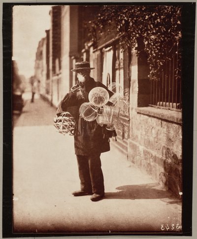 Lanka kori kauppias tekijältä Eugène Atget