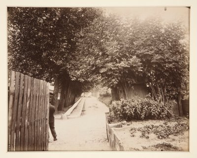 Aamunkoitto, Ala-Meudonin portti tekijältä Eugène Atget