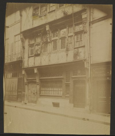 Rouen, Maison Rue Saint-Romain, 74 tekijältä Eugène Atget