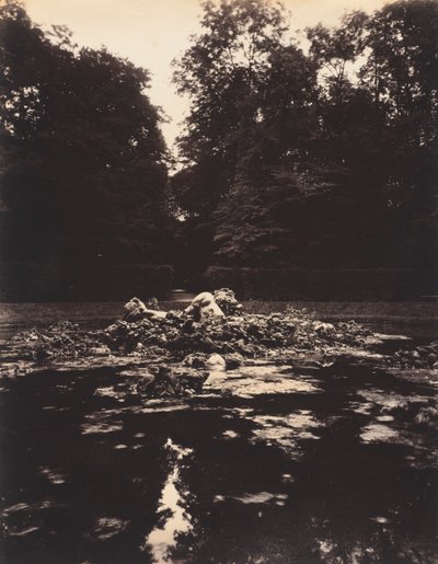 Versailles, Enceladuksen suihkulähde tekijältä Eugène Atget