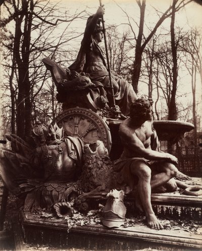 Versailles, voittoisan Ranskan suihkulähde, 1904. tekijältä Eugène Atget