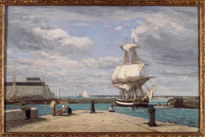 Honfleur, portti tekijältä Eugene Louis Boudin