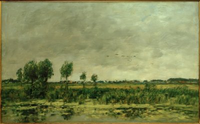 Moor bei Honfleur tekijältä Eugene Louis Boudin