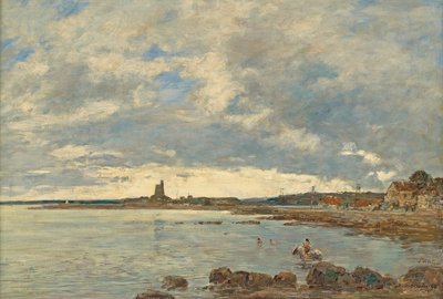 Vaast-la-Hougue tekijältä Eugene Louis Boudin