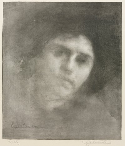 Madame Eugène Carrière (iso lautanen) tekijältä Eugène Carrière