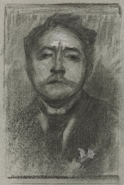 Jean Ajalbertin muotokuva, n. 1893. tekijältä Eugène Carrière