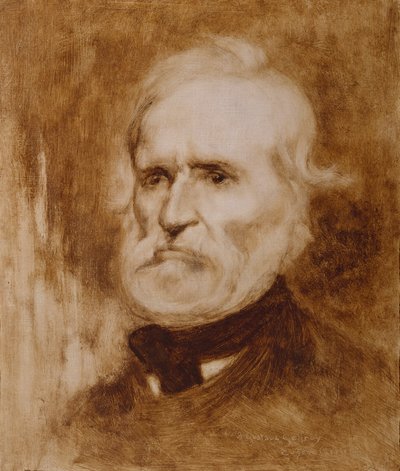Louis-Auguste Blanquin muotokuva 1805-1881, n. 1880. tekijältä Eugène Carrière