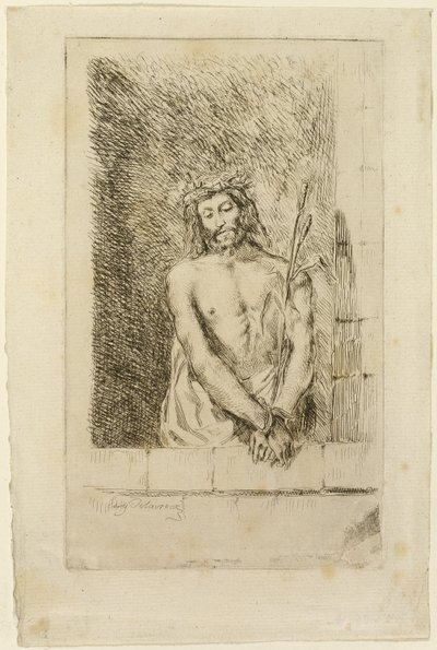 Kristus Ruovon kanssa tekijältä Eugène Delacroix