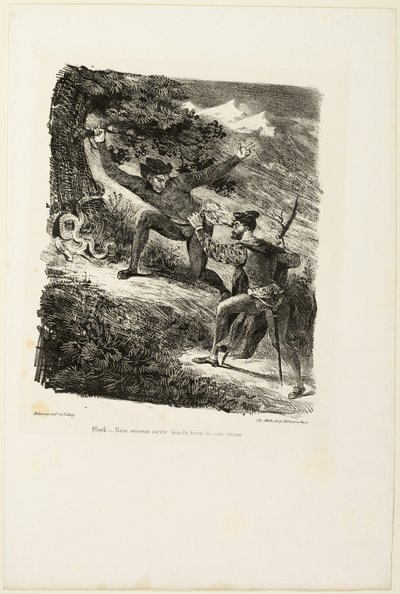 Faust ja Mefistofeles Harz-vuorilla, Faustista tekijältä Eugène Delacroix