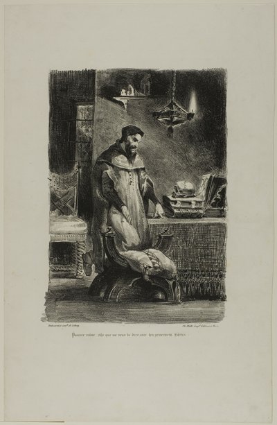 Faust tutkimuksessaan, Faustista tekijältä Eugène Delacroix