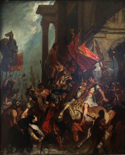 Ranskalainen:  Trajanuksen oikeus. tekijältä Eugène Delacroix