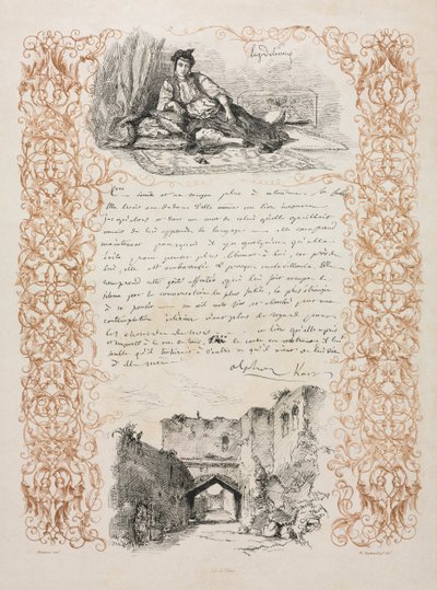 Algerin juutalainen ja katu Algerissa tekijältä Eugène Delacroix