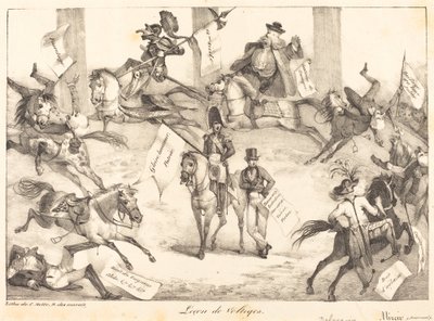 Holvitunti (temppuratsastus) tekijältä Eugène Delacroix