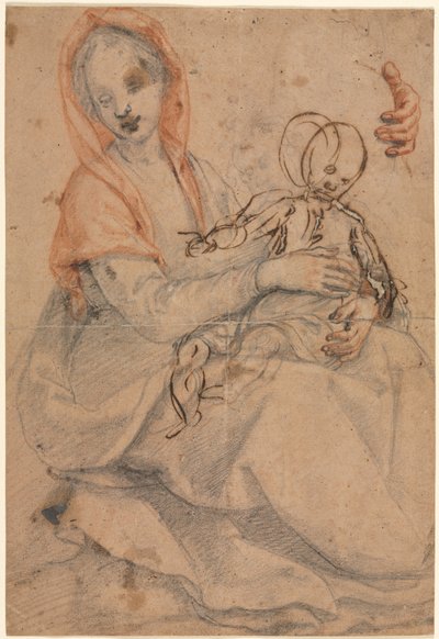 Madonna ja lapsi tekijältä Eugène Delacroix