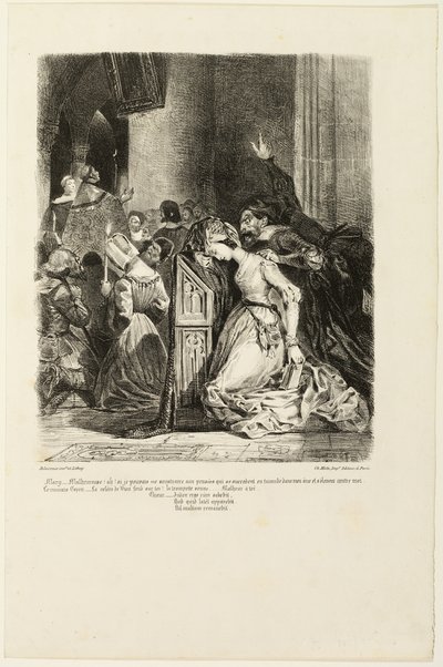 Marguerite kirkossa, Faustista tekijältä Eugène Delacroix