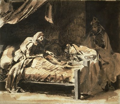Sotilassairaala tekijältä Eugène Delacroix