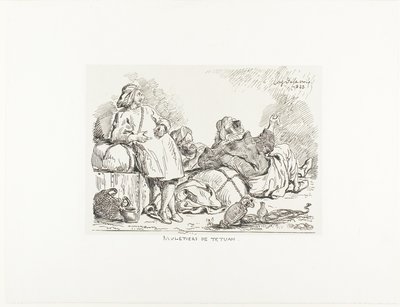 Tetuanin maahantuojat tekijältä Eugène Delacroix