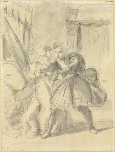 Opiskelu tekijältä Eugène Delacroix