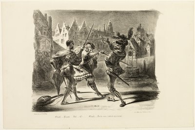 Faustin ja Valentinen kaksintaistelu, Faustista tekijältä Eugène Delacroix