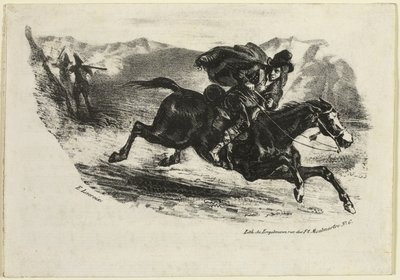 Salakuljettajan lento tekijältä Eugène Delacroix
