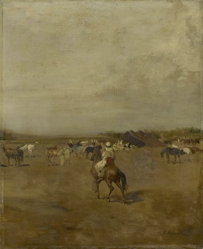 Arabialainen leiri, noin 1847 tekijältä Eugène Fromentin