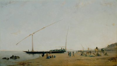 Niilillä, Philaen lähellä, 1871. tekijältä Eugène Fromentin