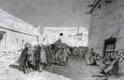 Kulkue Sahelin kylässä tekijältä Eugène Fromentin