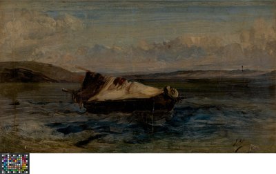 Pieni vene tekijältä Eugene Isabey