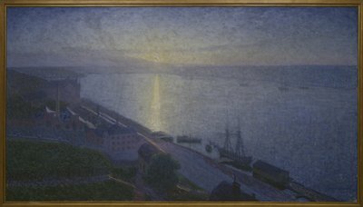 Auringonlasku, 1895 tekijältä Eugène Jansson