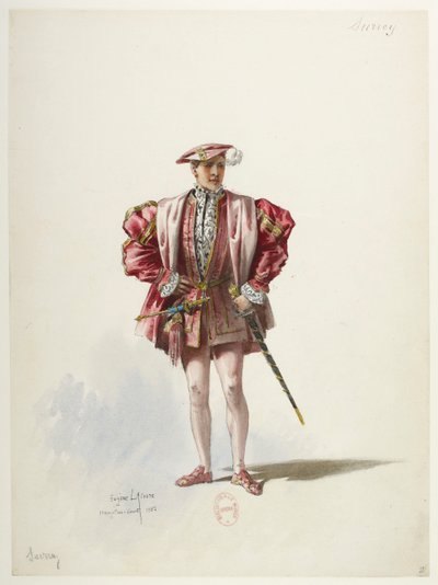 Btv1b84558104 02 - Saint-Saëns - Henrik VIII - Pukumallit - Lacoste - 2. Surreyn jaarli tekijältä Eugene Lacoste