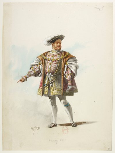 Btv1b84558104 60 - Saint-Saëns - Henry VIII - Maquettes de costumes - Lacoste - 60. Henry VIII tekijältä Eugene Lacoste