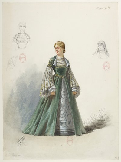 Btv1b84558104 80 - Saint-Saëns - Henrik VIII - Pukumallit - Lacoste - 76. Anne Boleyn tekijältä Eugene Lacoste