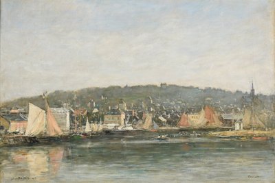 Trouvillen satama aamulla tekijältä Eugene Louis Boudin