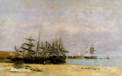 Portrieux - Hukkuneet alukset tekijältä Eugene Louis Boudin