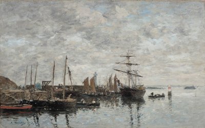 Portrieux, satama tekijältä Eugene Louis Boudin