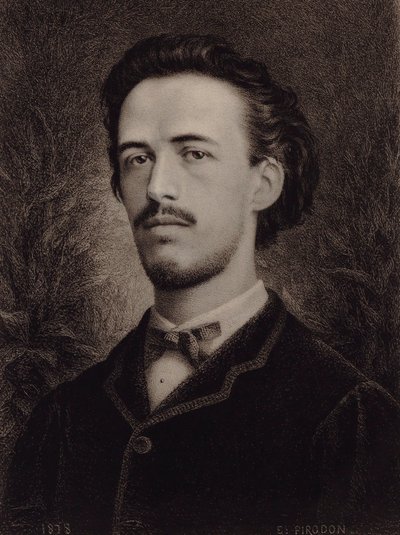 Muotokuva säveltäjä Benjamin Godardista 1849-1895, 1878. tekijältä Eugène Louis Pirodon