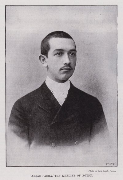 Abbas Pasha, Egyptin Khedive (m/w kuva) tekijältä European Photographer
