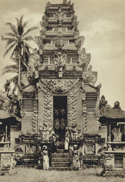 Hollannin Intia, Temppeli, Bali (m/w kuva) tekijältä European Photographer