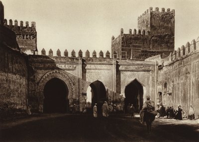 Fes, Andalusialaisten moskeija (s/w-kuva) tekijältä European Photographer