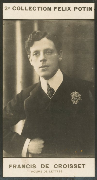 Francis De Croisset, Kirjeiden mies tekijältä European Photographer