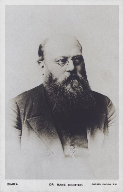 Hans Richter, itävaltalainenunkarilainen kapellimestari (m/v kuva) tekijältä European Photographer