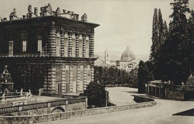 Italia, Firenze, Pitti Palace (m/w kuva) tekijältä European Photographer